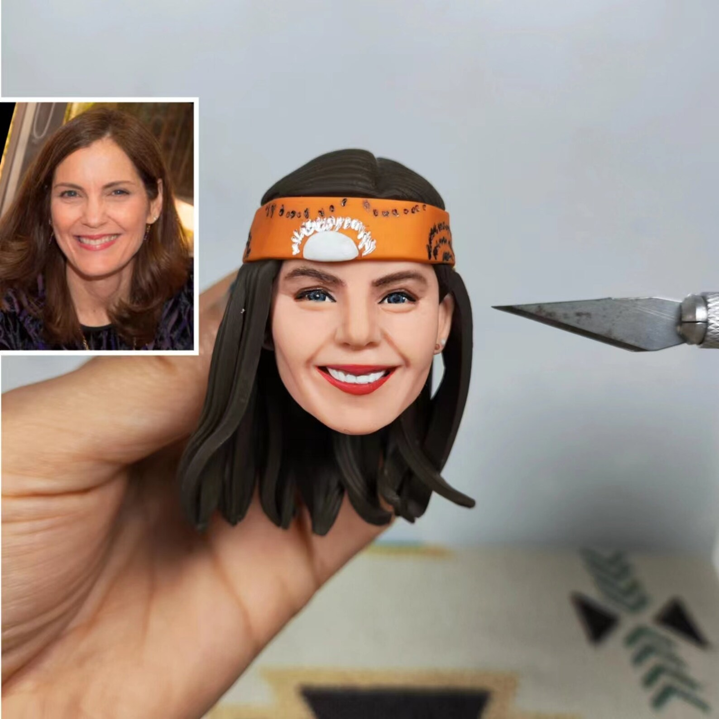 Personalisierte 3D Figuren für Frauen, Individuelle Wackelkopf vom Foto – Einzigartige Geschenke für jeden Anlass