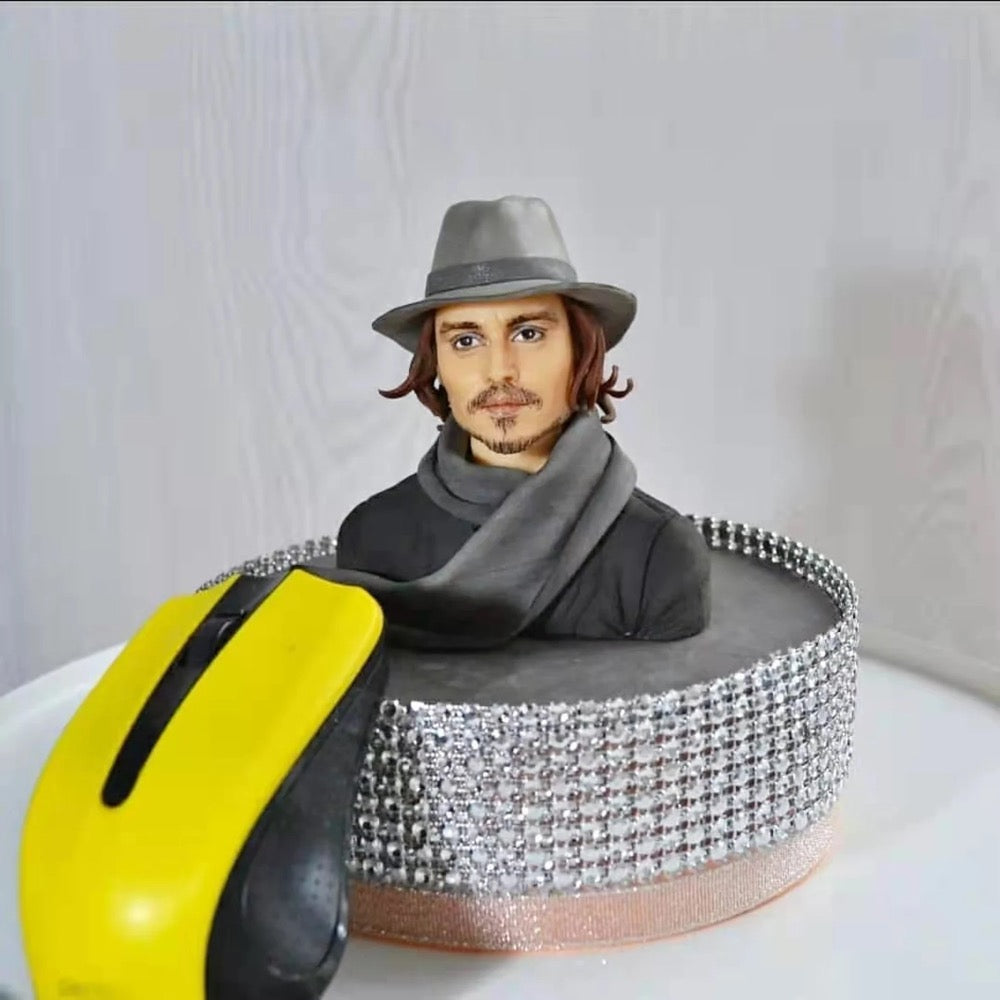 Custom Memorial Bust Sculpture - Personalized 3D Portrait from Photo