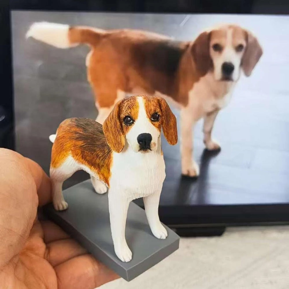 Custom pet figurine, Personalized Labrador dog portrait figure, unique gifts for pet lover, pet memorial, pet loss