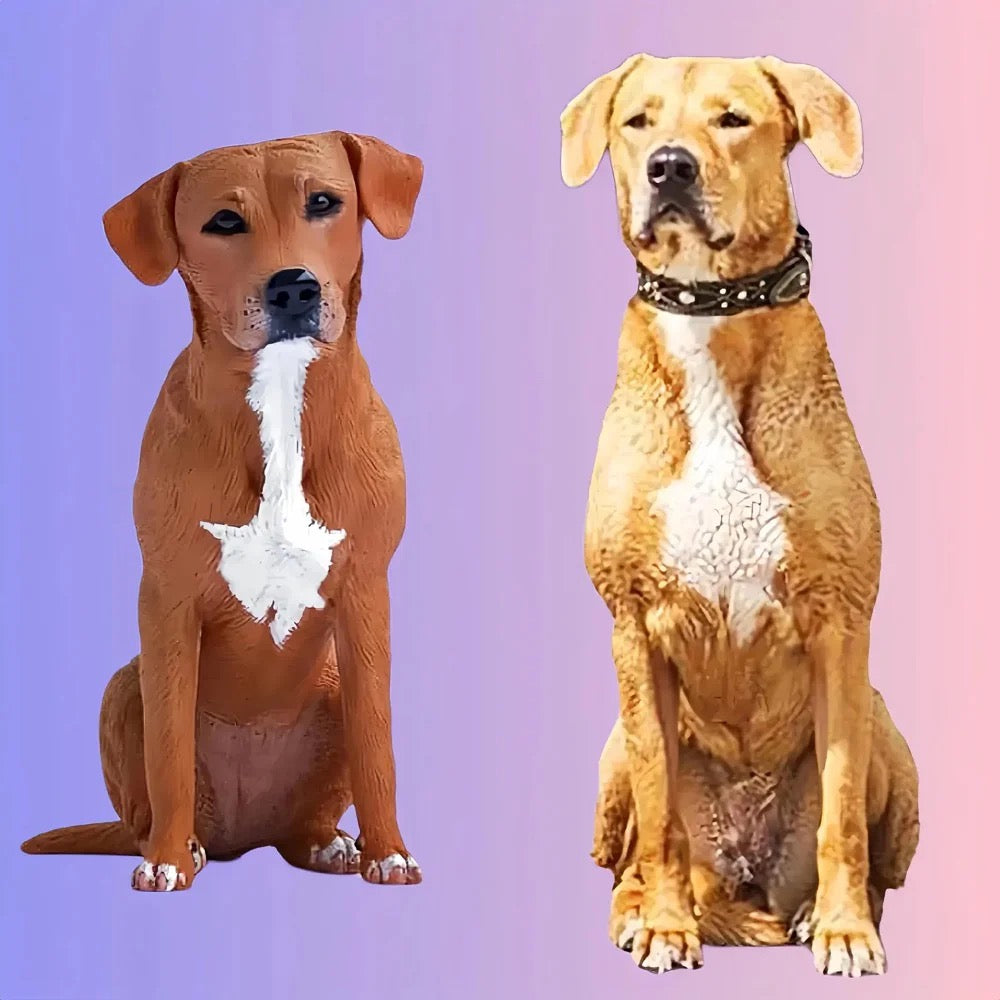 Custom pet figurine, Personalized labrador dog portrait figure, unique gifts for pet lover, pet memorial, pet loss