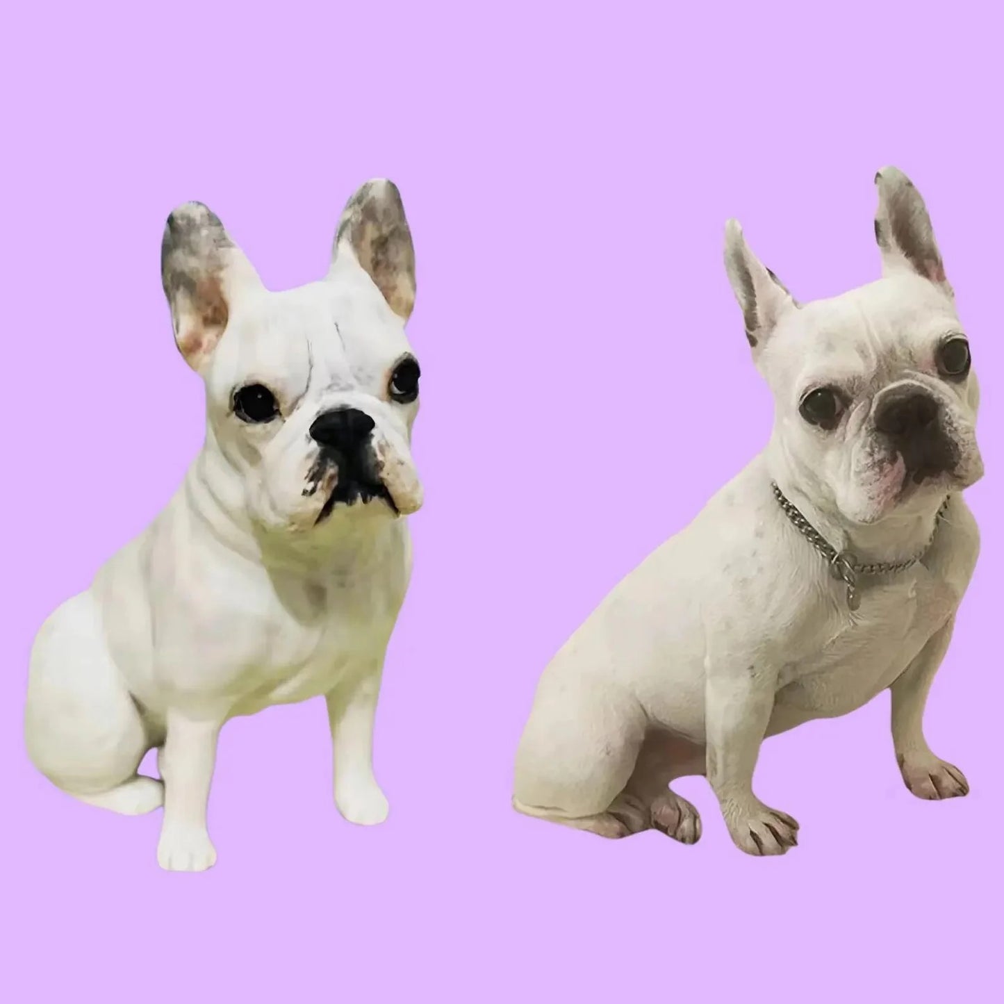 Custom pet figurine, Personalized French bulldog portrait figure, unique gifts for pet lover, pet memorial, pet loss