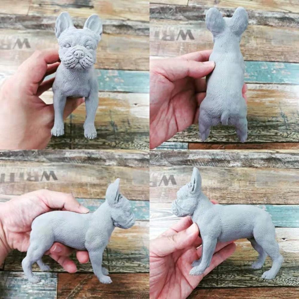 Custom pet figurine with picture, Personalized Staffordshire Bull dog portrait figure, unique gifts for pet lover, pet memorial, pet loss - uDesign Gift