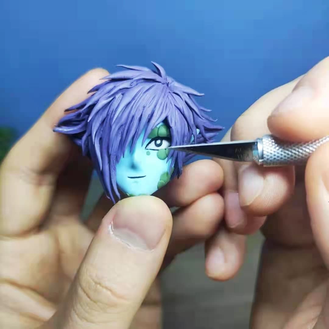 Custom anime figure from photo, personalized manga figurine commission, custom game figure, cartoon mascot, children artwork drawing to doll