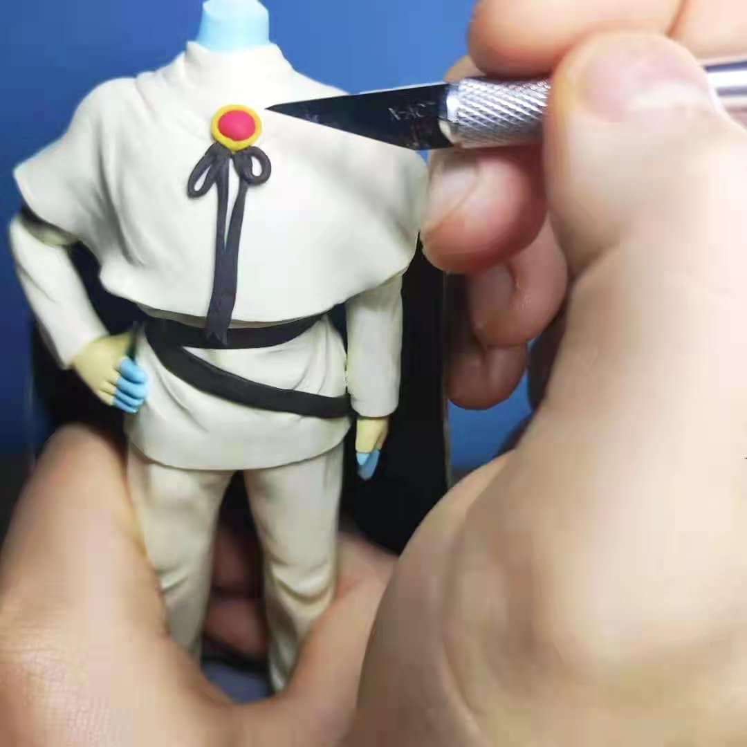 Custom anime figure from photo, personalized manga figurine commission, custom game figure, cartoon mascot, children artwork drawing to doll