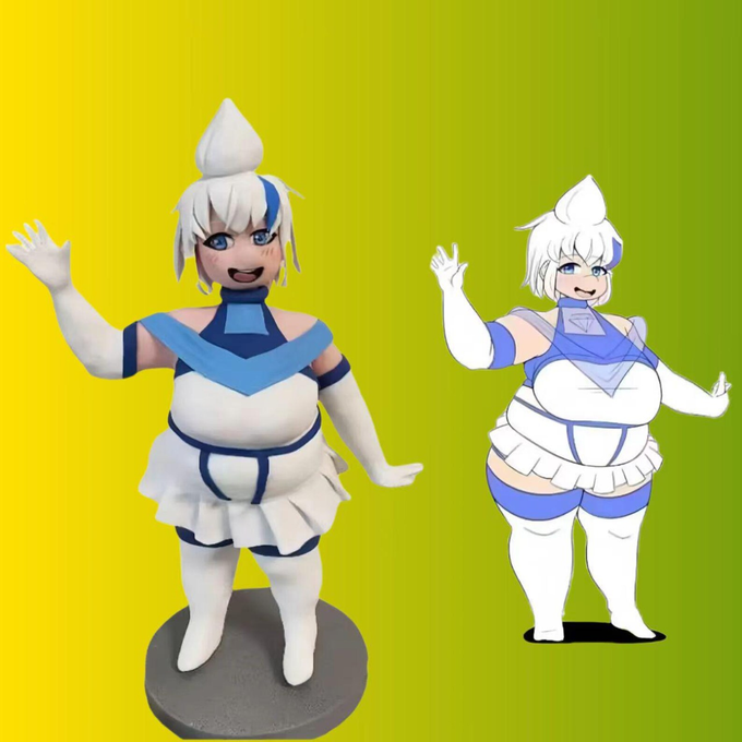 Personalized Custom Anime Figure from Photo - Unique Handmade Gift (Copy) - uDesign Gift