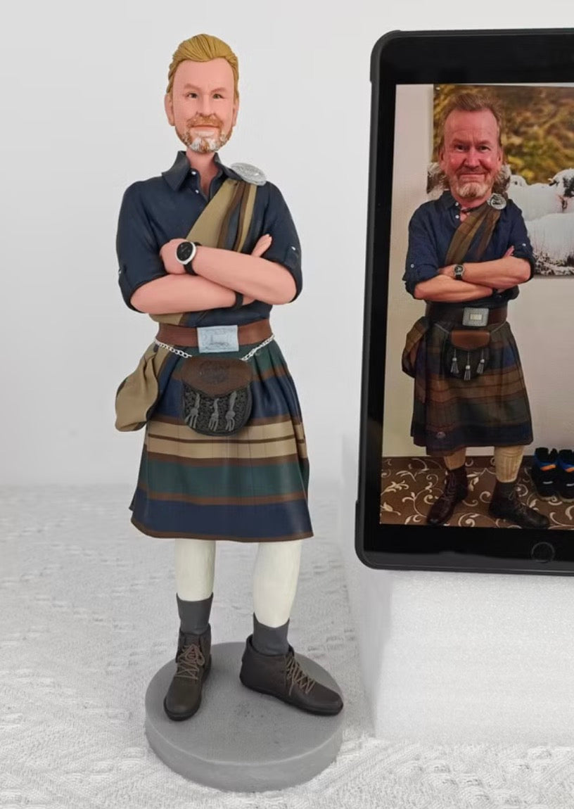 Custom Doctor Bobblehead for Professionals - Personalized Figurines for Doctors, Nurses, Teachers & More | Unique Handmade Gifts - uDesign Gift