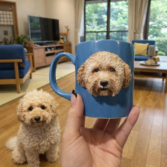 Custom Pet Figurine Mug from Photo - uDesign Gift