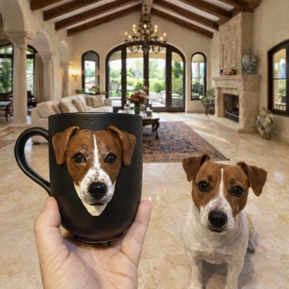 Custom Pet Figurine Mug from Photo - uDesign Gift