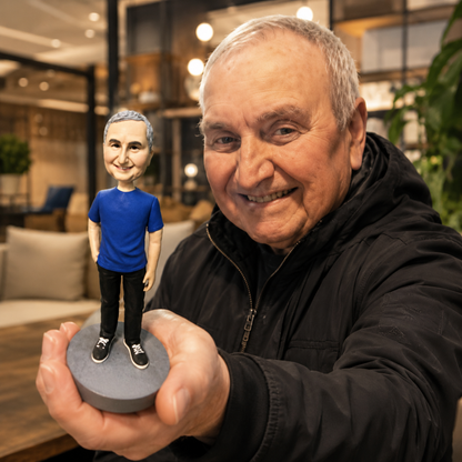 60th Birthday Gift, Custom Figurine handmade From Photo