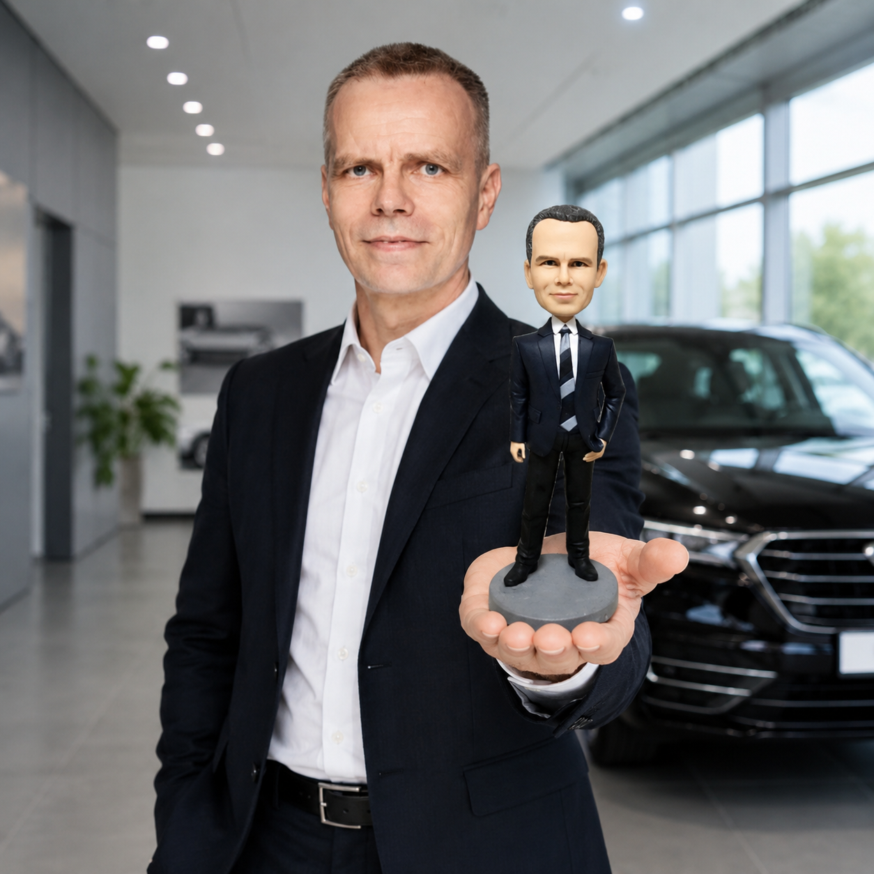 Anniversary Gift for Husband – Custom Bobblehead Figurine handmade from photo