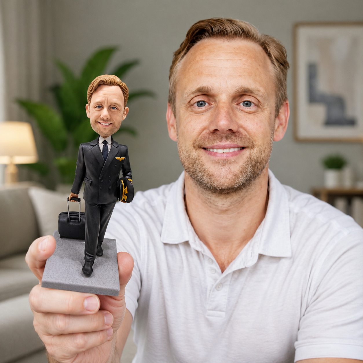 Birthday Gift, Personalized Bobblehead handmade From Photo