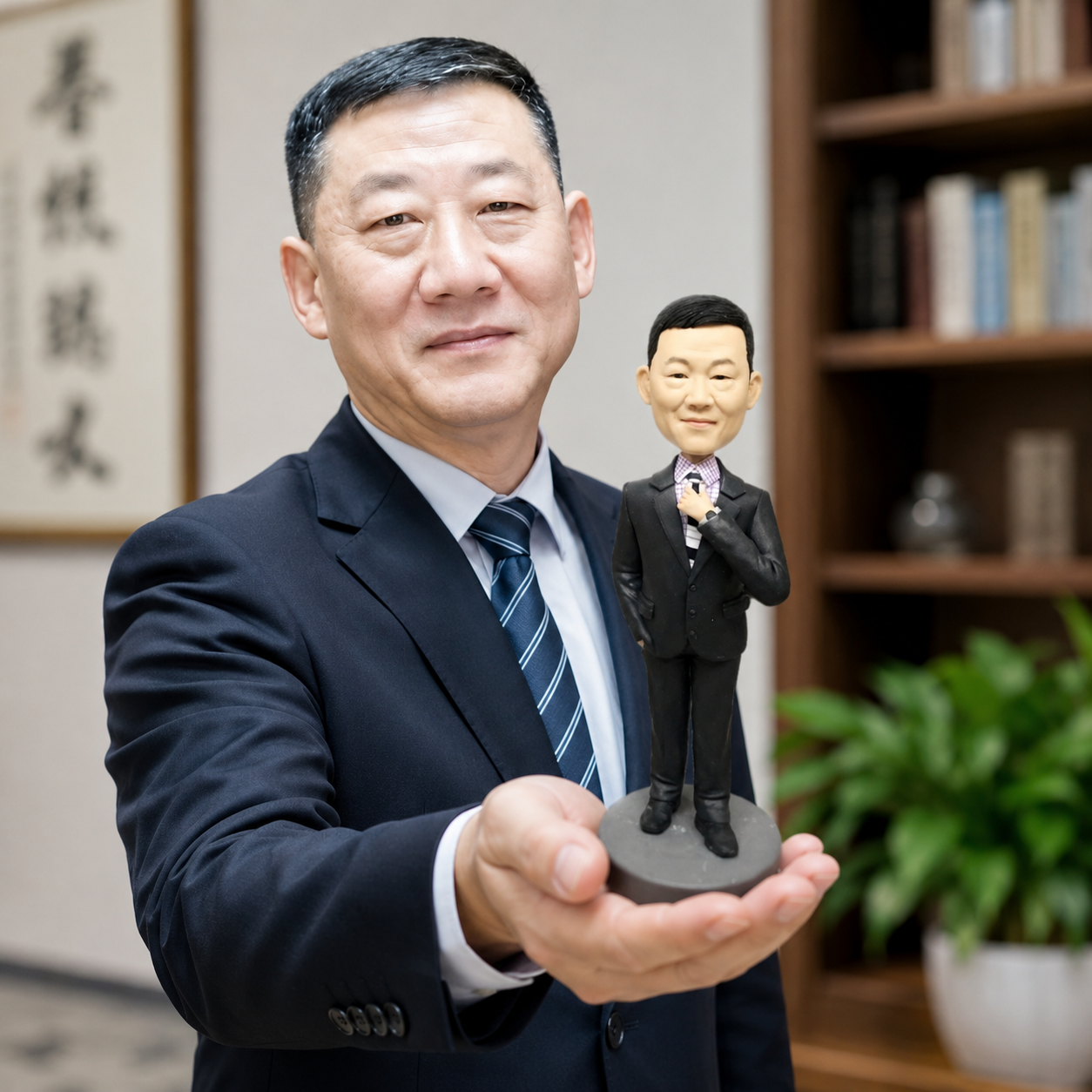 Boss Retirement Gift, Personalized Bobblehead handmade from photo