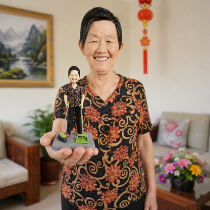 Christmas Gift for Mom, Personalized Figurine handmade From Photo
