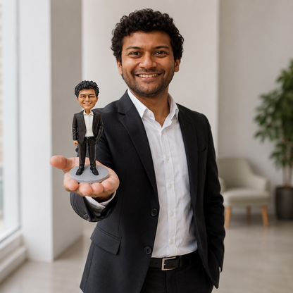 Coworker Retirement Gift, Personalized Figurine handmade from photo