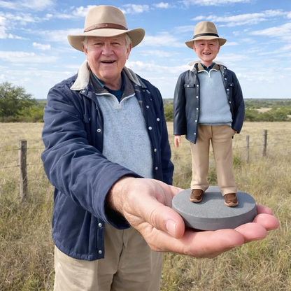 Custom 3D Model handmade From Photo, Handmade Figurine Gift for dad