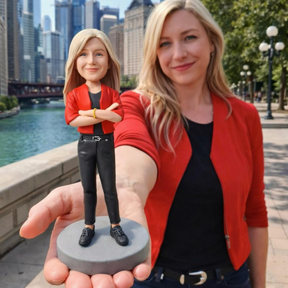 Custom Action Figure handmade From Photo, Personalized Doll for women