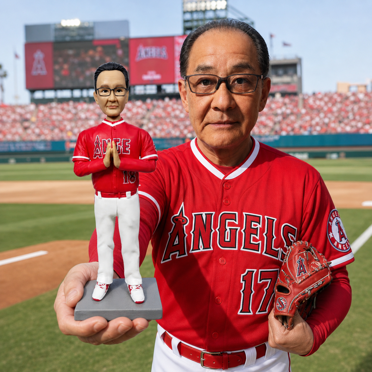 Custom Baseball Bobblehead handmade From Photo, gift for player