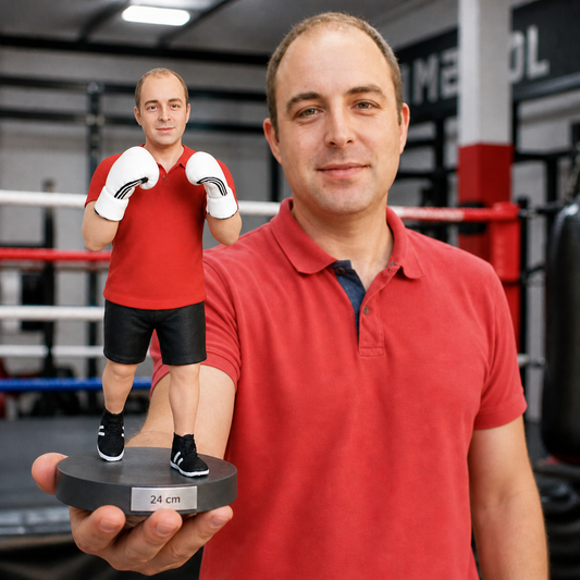 Custom Boxing Figurine handmade from Photo 