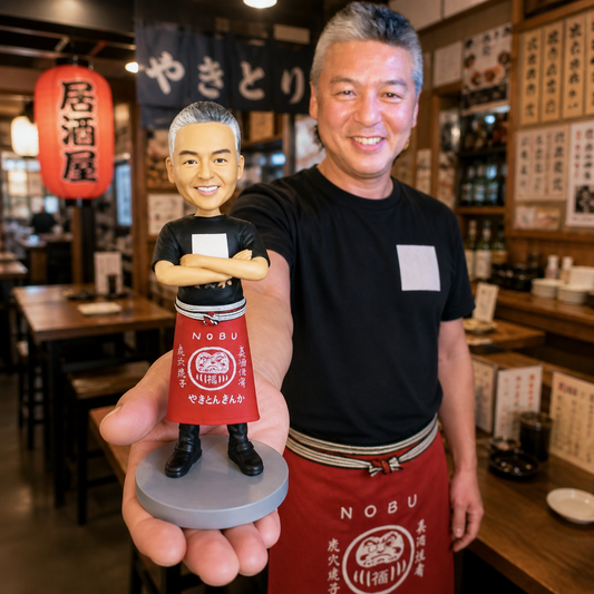 Custom Chef Bobblehead handmade from Photo