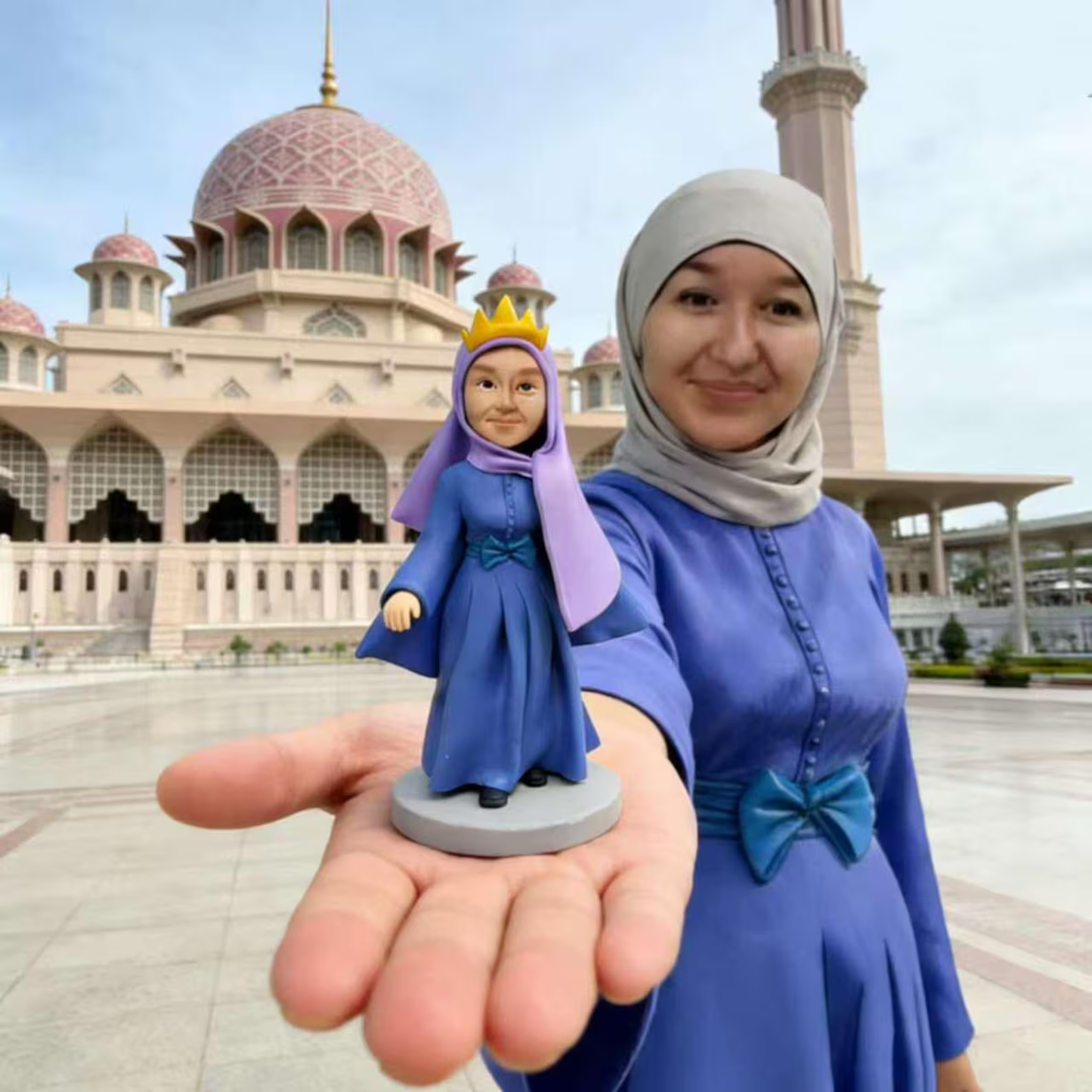 Custom Clay Figurine handmade From Photo, Handmade Keepsake for muslim women