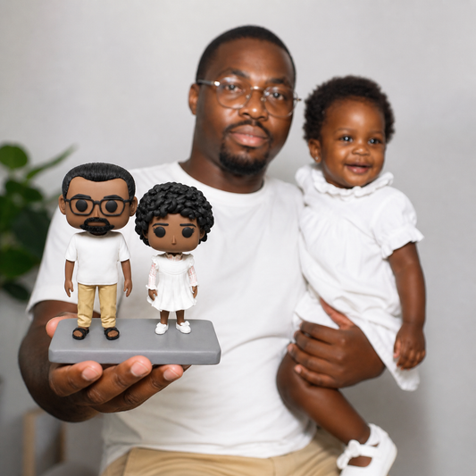 Custom Dad Kid Funko Pop handmade from Photo