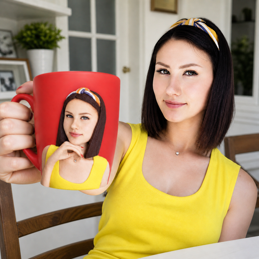 Custom Figure Mug for Girlfriend from Photo
