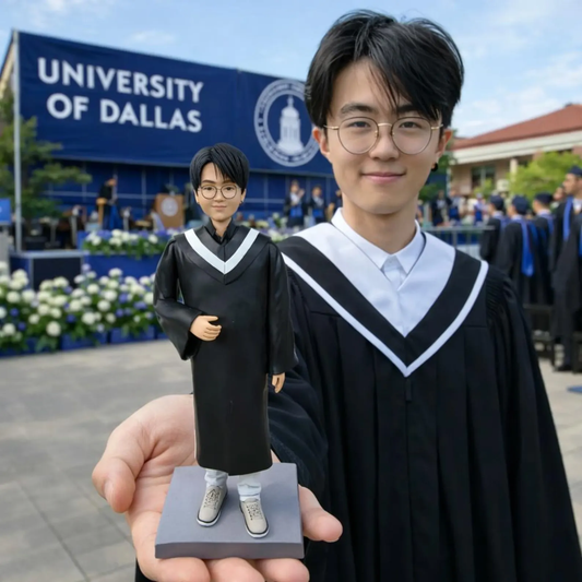 Custom Graduation Gift Figurine handmade from Photo