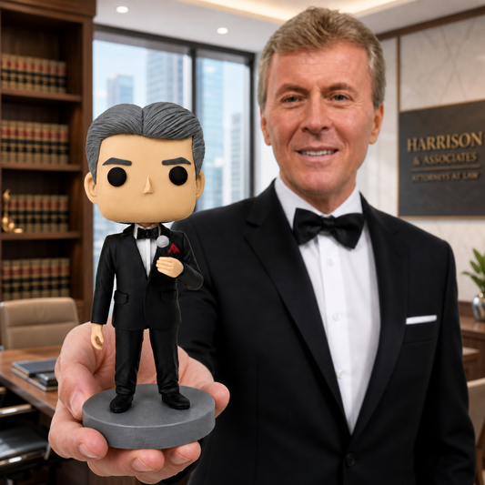Custom Lawyer Funko POP handmade from Photo