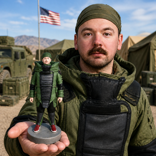 Custom Military Figurine handmade from Photo