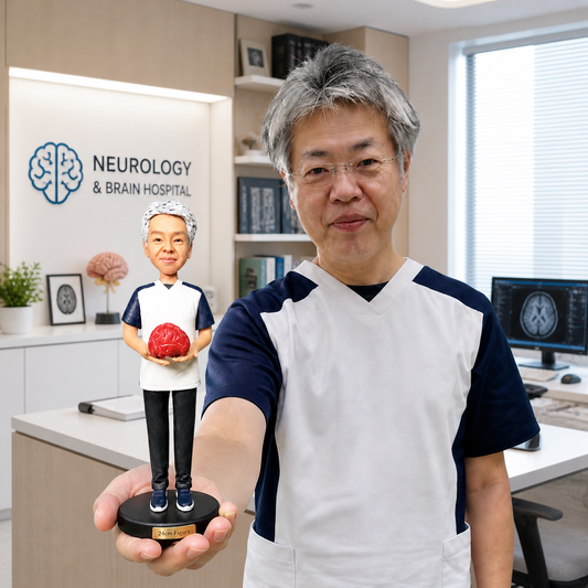 Custom Neurosurgeon Doctor Bobblehead handmade From Photo
