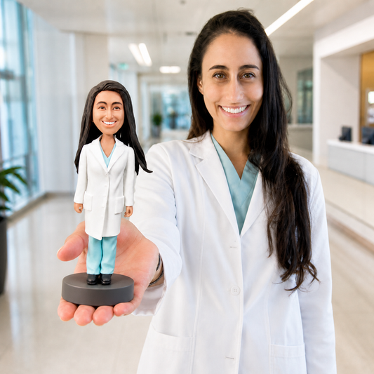 Custom Nurse Bobblehead handmade from Photo