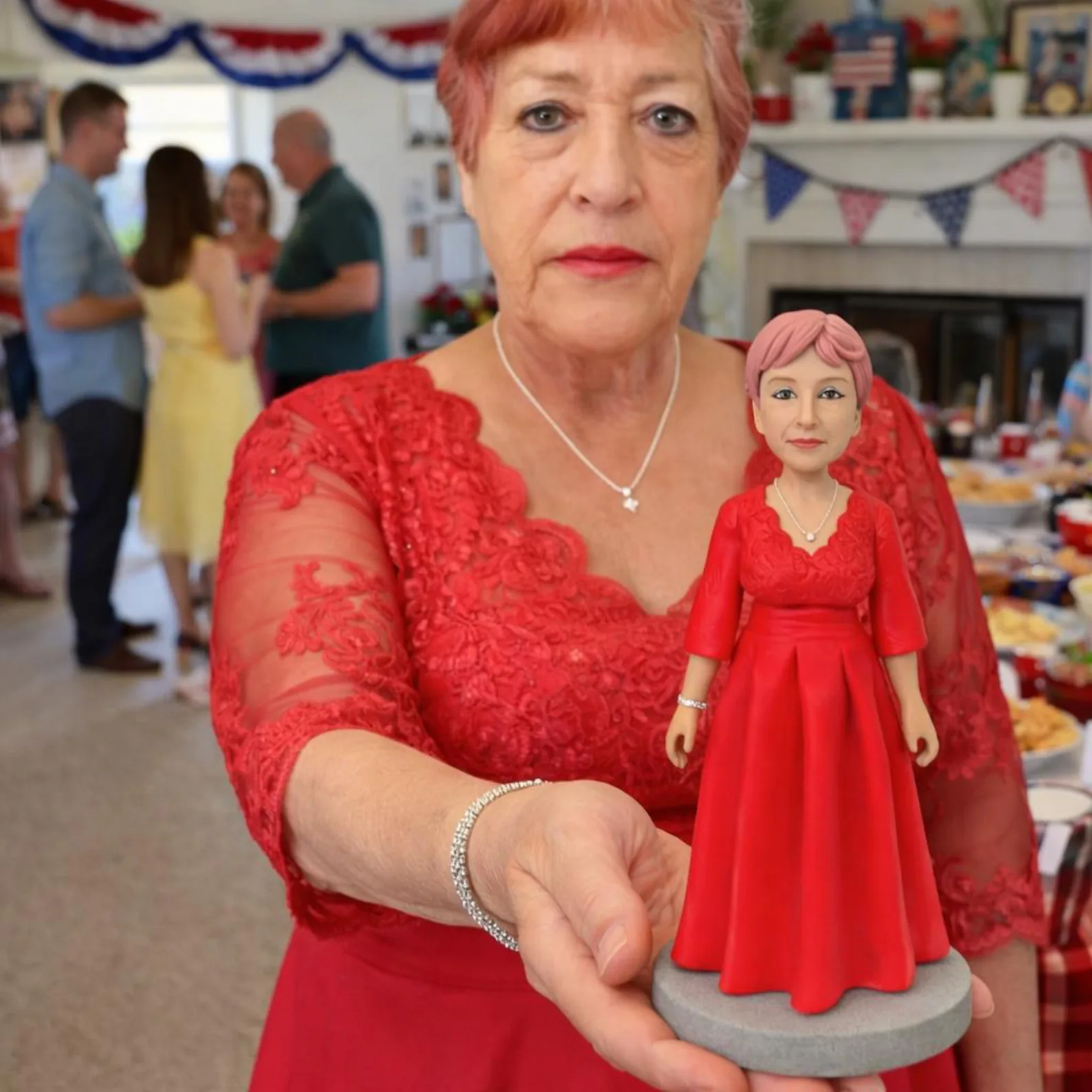 Custom Portrait Sculpture handmade From Photo , perosnalized Gift for grandma