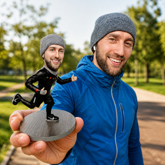 Custom Runner Bobblehead handmade from Photo 