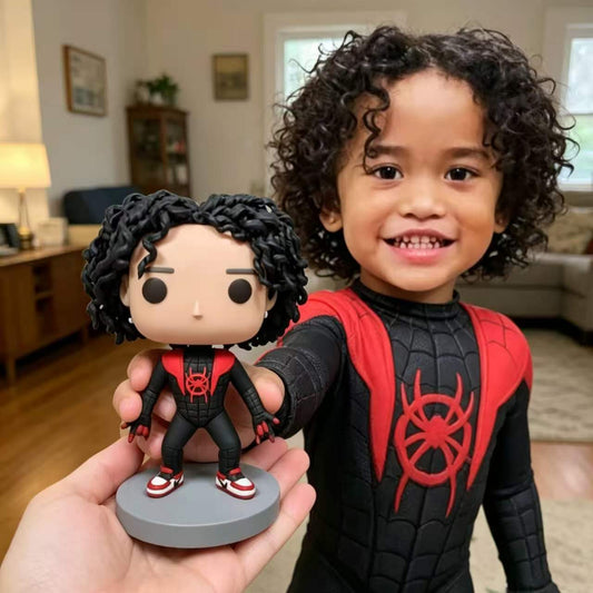 Custom Spider Man Funko Pop handmade from Photo