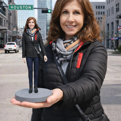 Custom Statue handmade From Photo, personalized Portrait Figurine for women