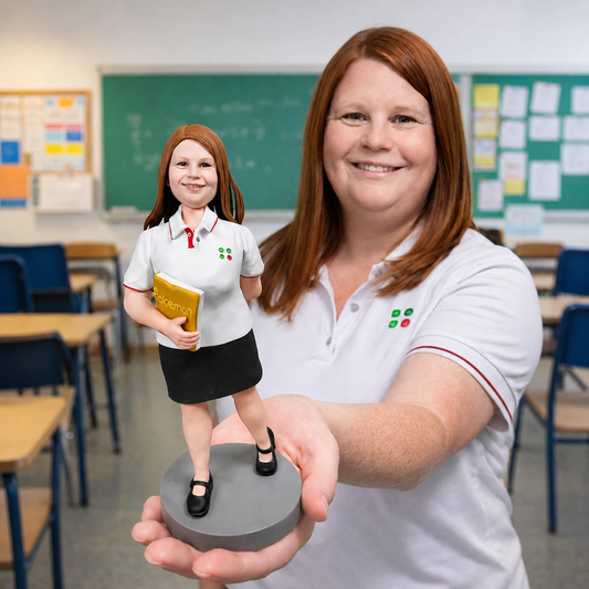 Custom Teacher Bobblehead handmade from Photo 