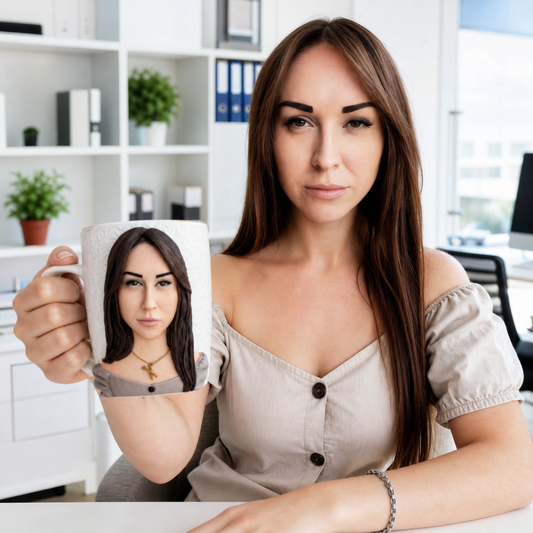 Custom Teacher Figure Mug from photo 