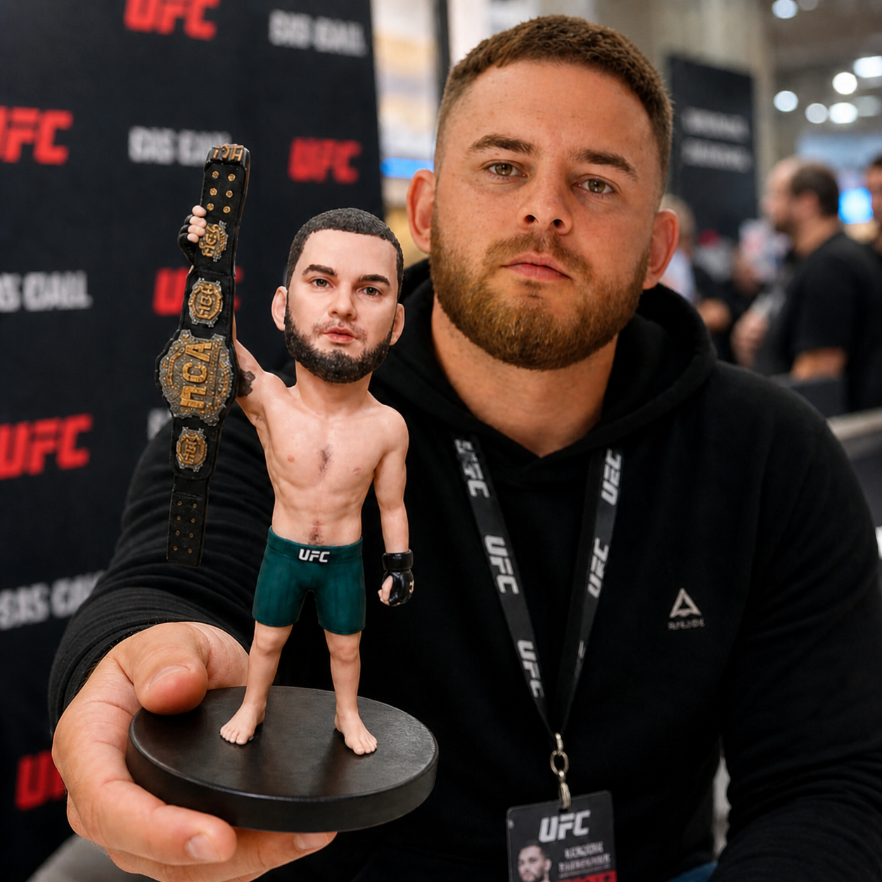 Custom UFC & WWE Fighter Bobblehead handmade from Photo