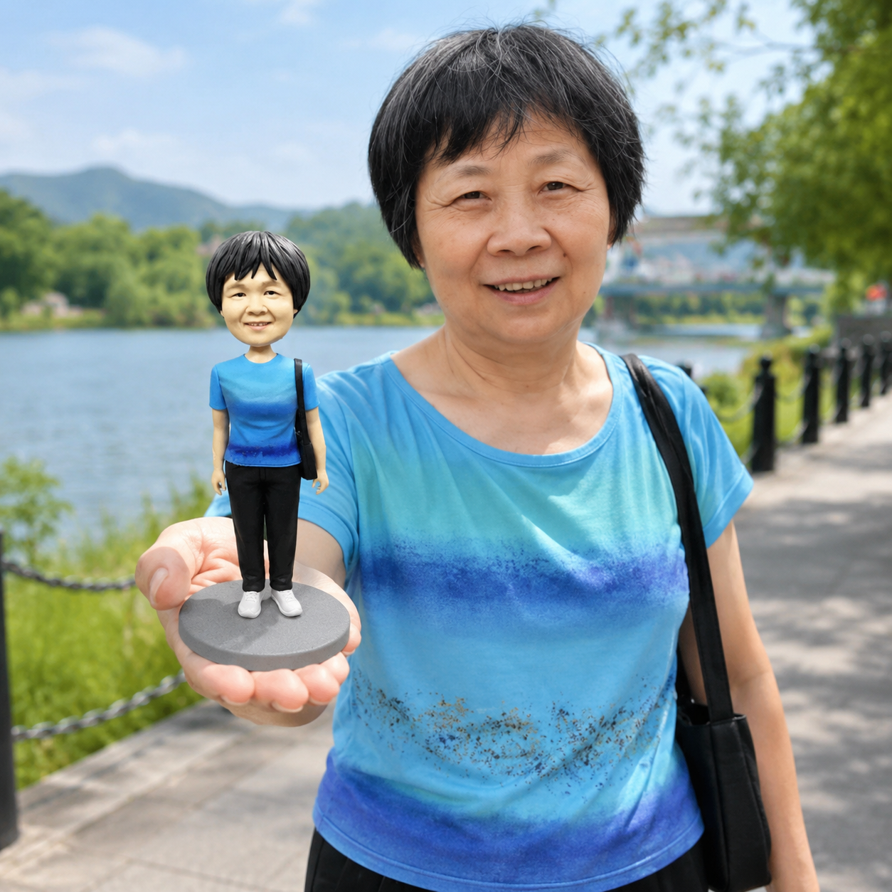 Gift for Grandma, Custom Figurine handmade From Photo