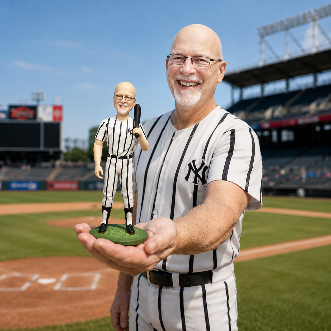 Gift for Grandpa, Custom Figurine handmade From Photo