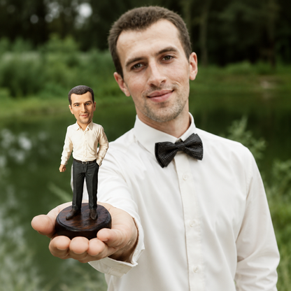 Gifts for Husband – Personalized Bobblehead handmade From Photo