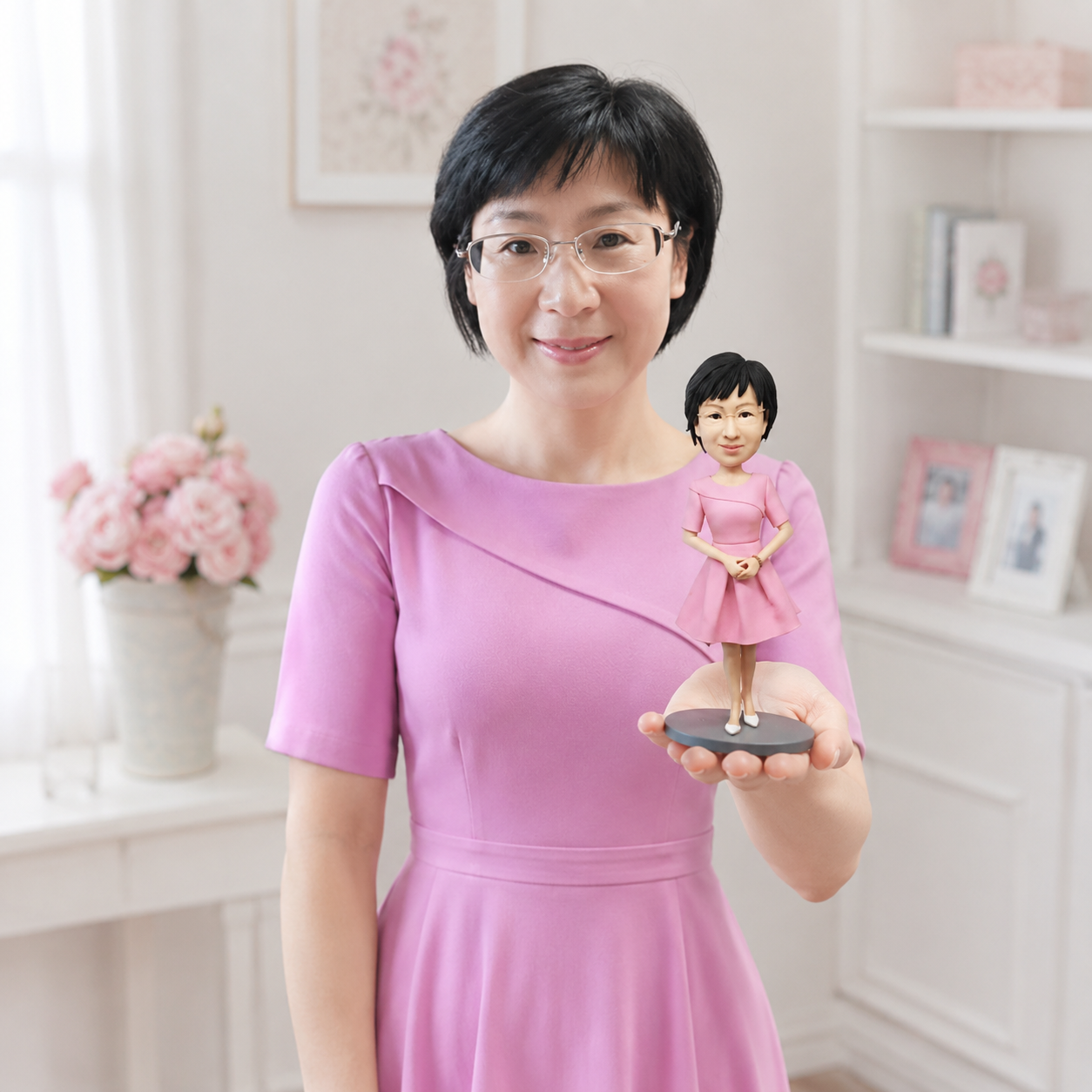 Gifts for Mom, Custom Figurine handmade From Photo