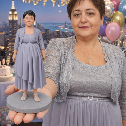 Handmade Custom Figurine From Photo, Personalized Gift for mother