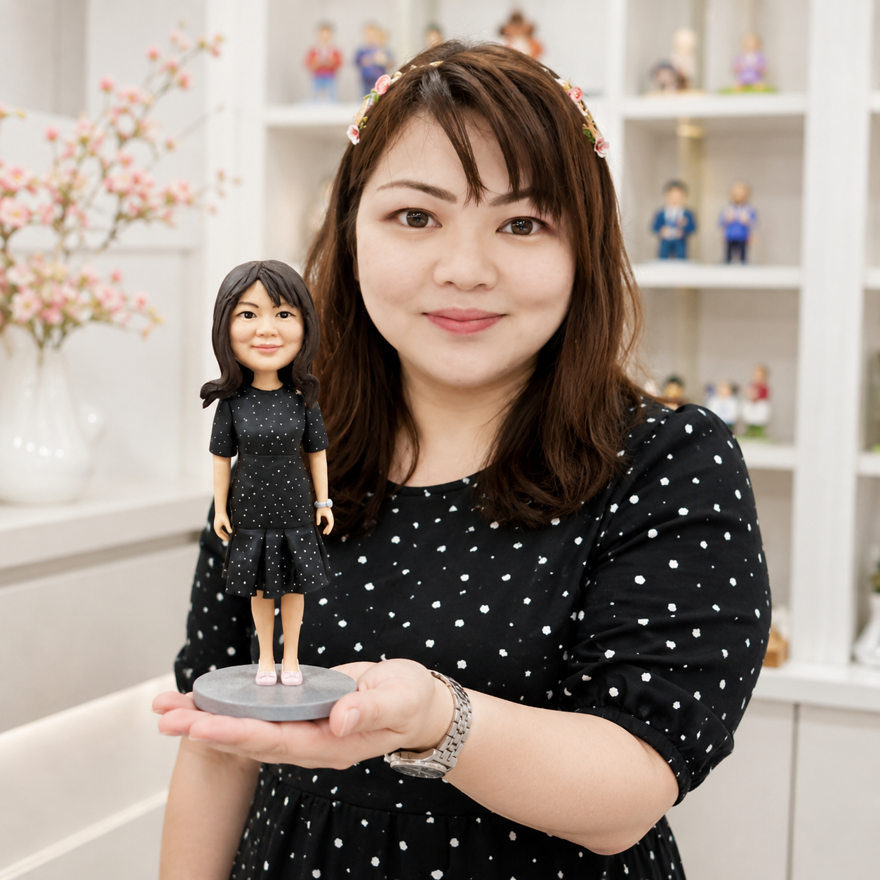 Job Transfer Gift, Custom Figurine handmade From Photo