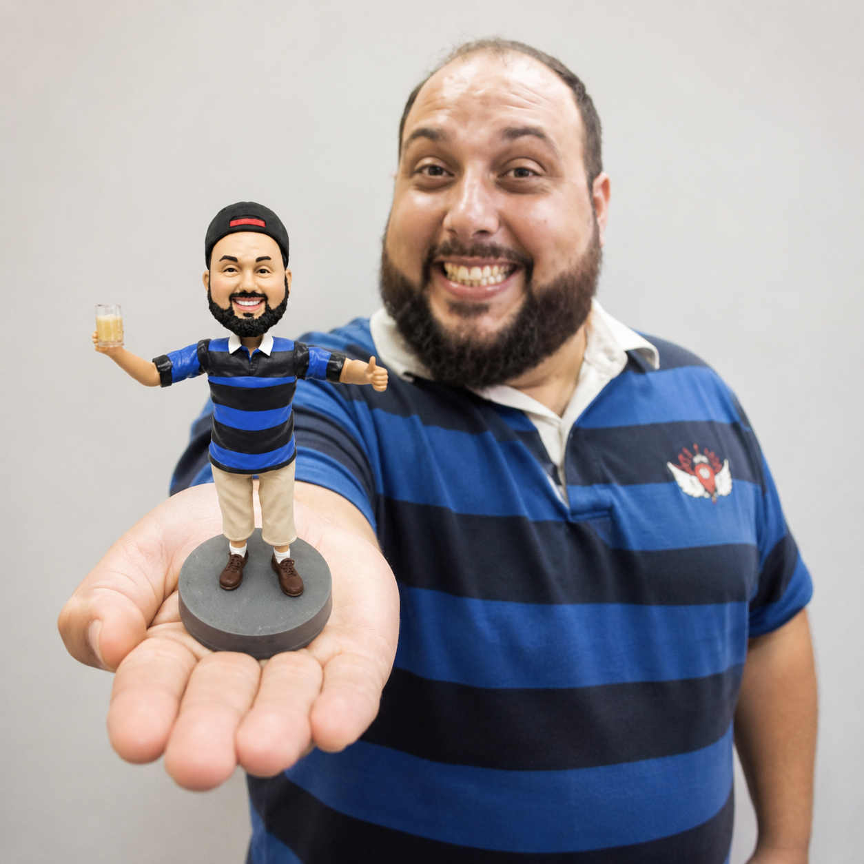 Kanreki Gift, Personalized Figurine Doll handmade From Photo
