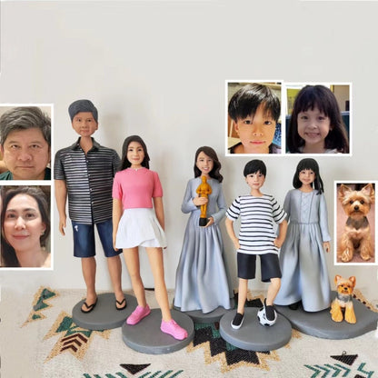 personalized kid figurine - Personalized 3D child Portrait bobblehead from Photo - Unique Handmade Gift for Baby Shower, Birthday, or Newborn (Copy) - uDesign Gift