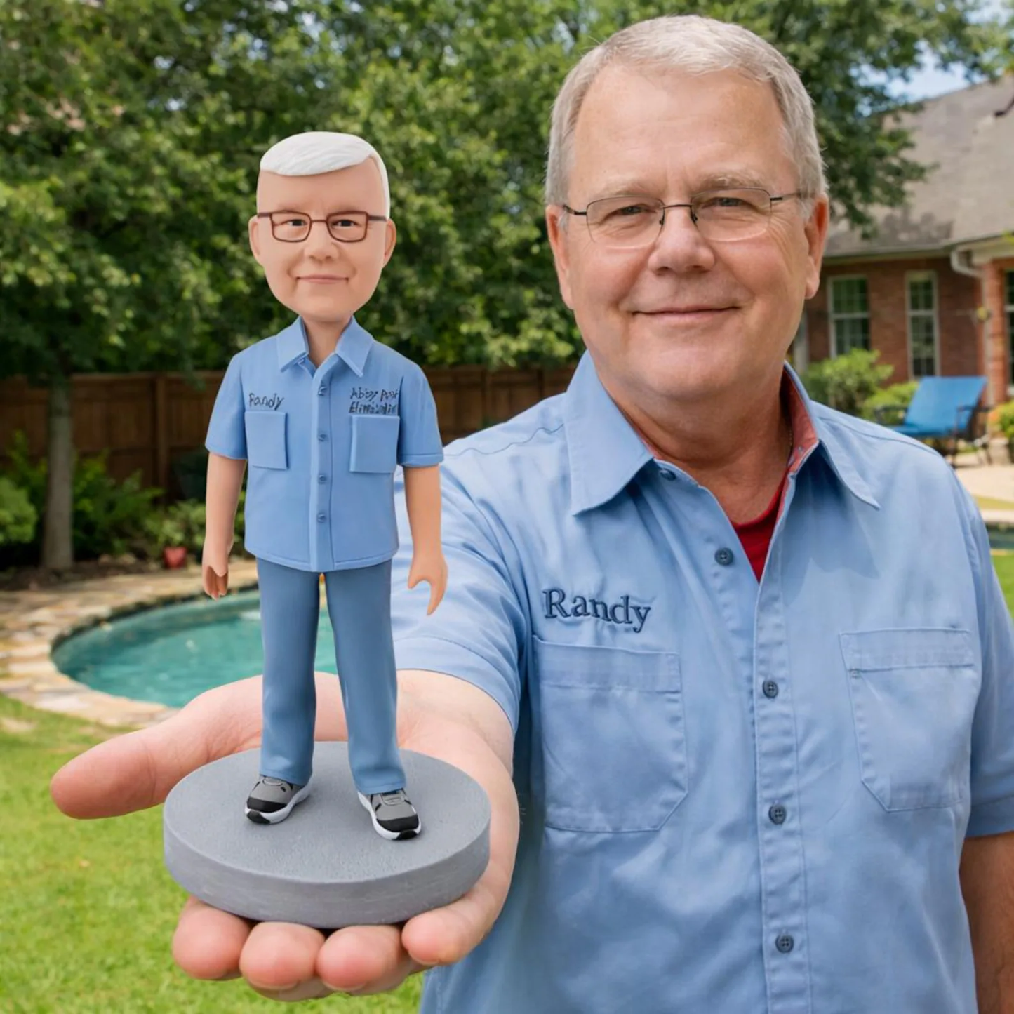 Make Your Own Bobblehead From Photo, Custom Figure gift made by hand