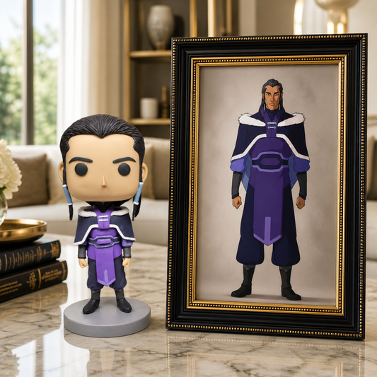 Personalized Anime Funko Pop Warrior from photo, custom anime fan gift