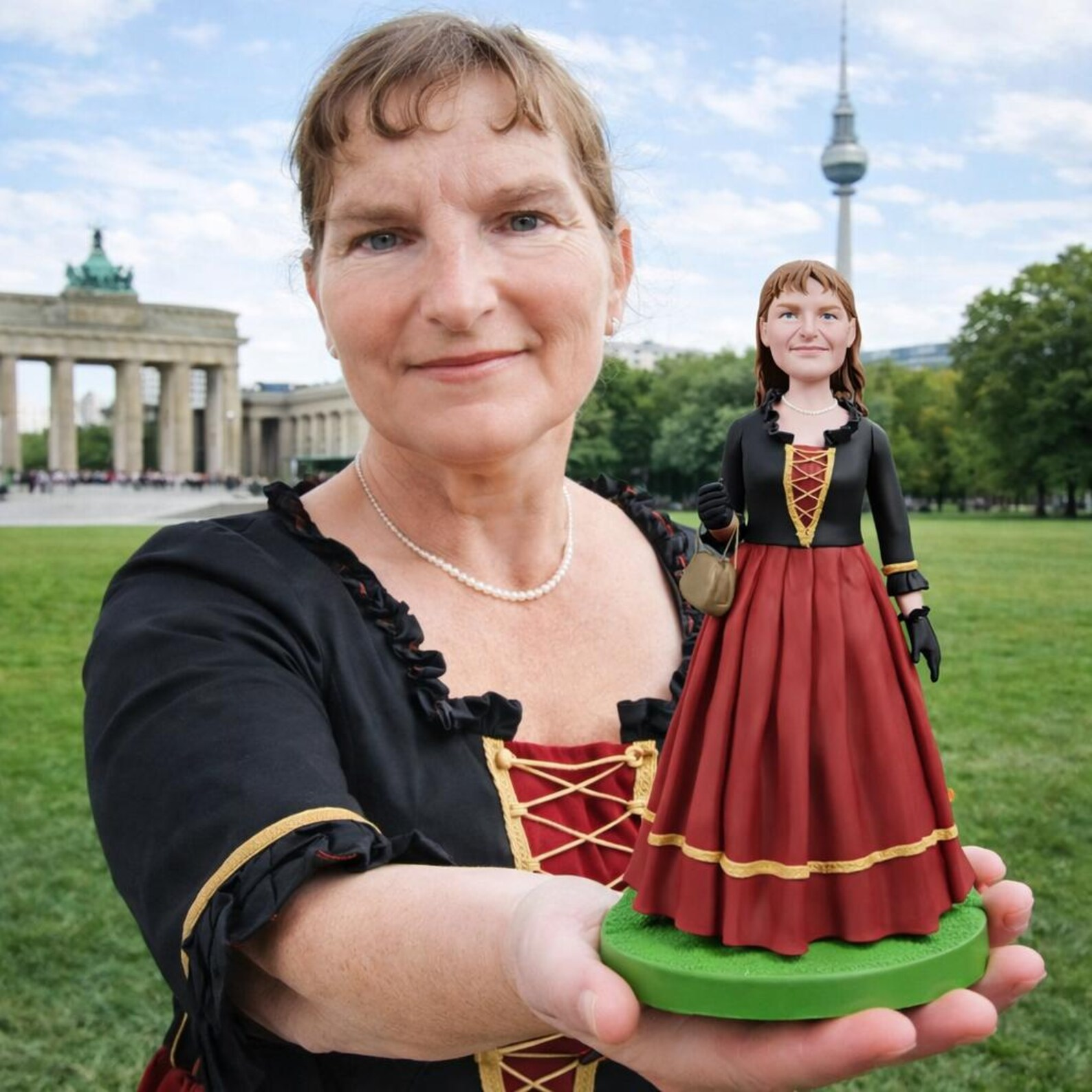 Personalized Doll handmade From Photo – Custom Bobblehead Gift for mom