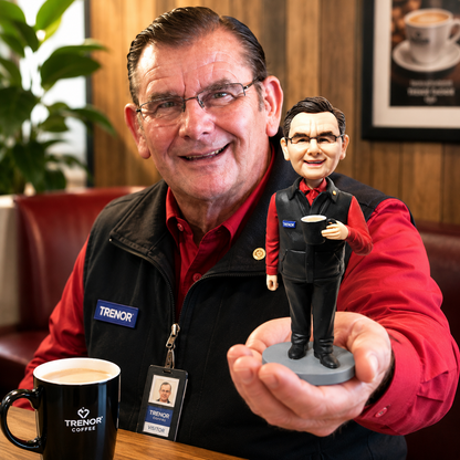Personalized Father’s Day Gift – Custom Dad Figurine handmade from photo
